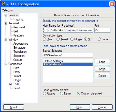 Using Xming for X11 applications on an EC2 machine
