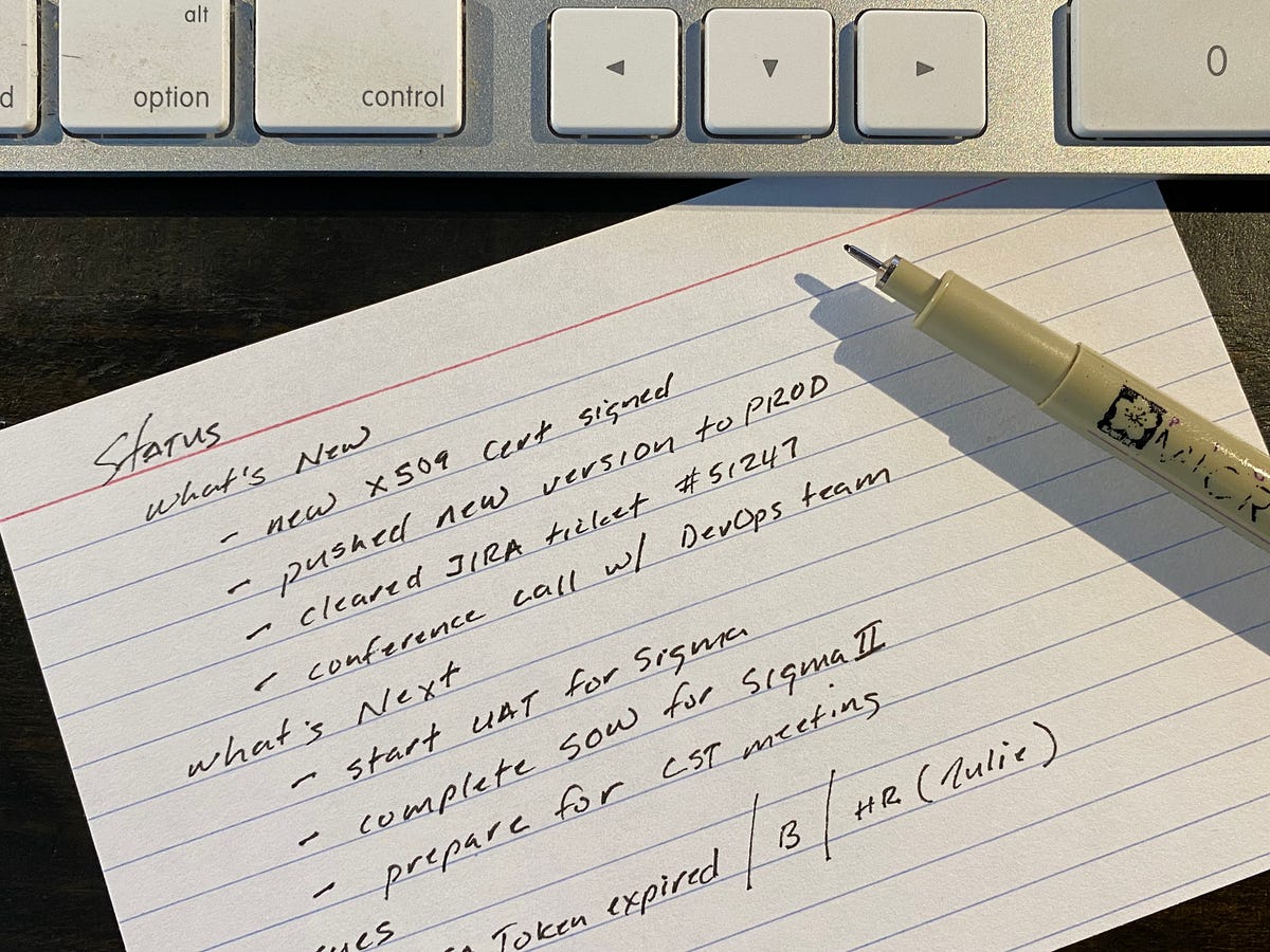 Virtual Team Success: The Ideal Status Report